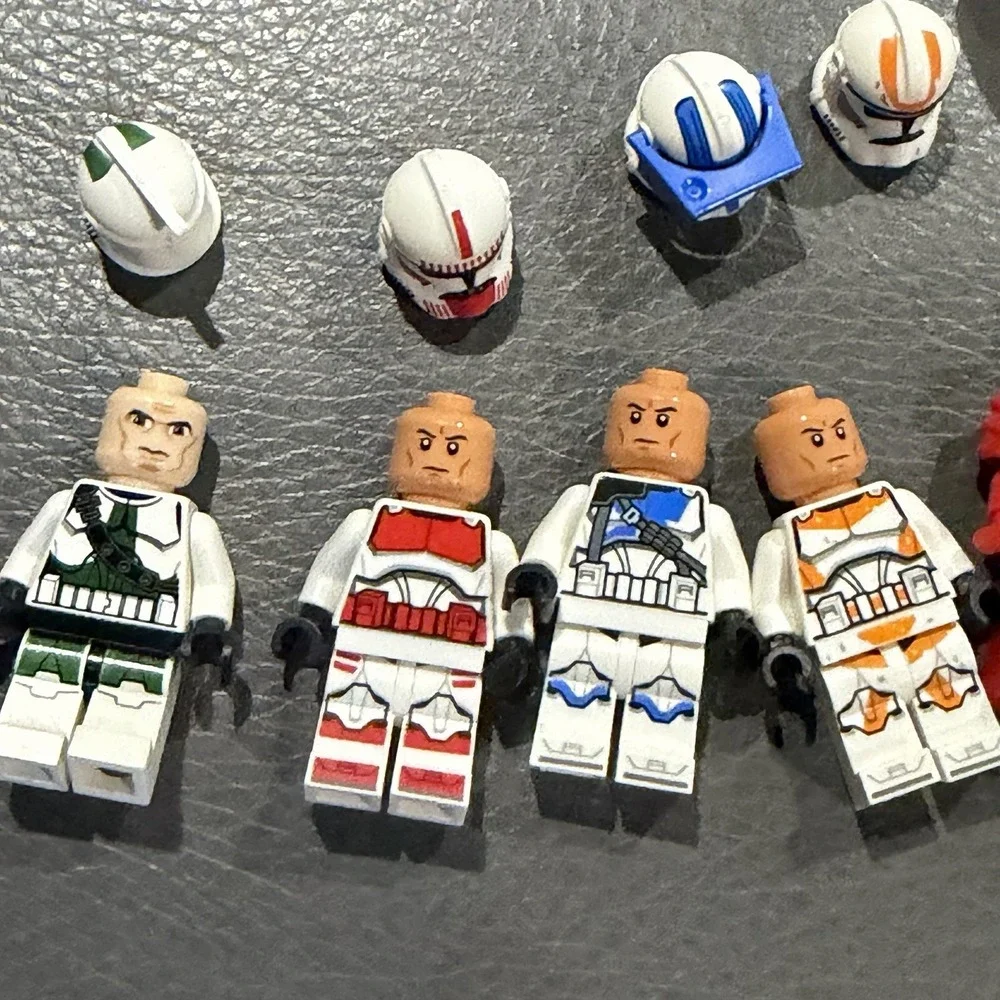 LEGO Star Wars Clone Trooper Minifigure Lot Jek-14 Gree 501st 212th Guard